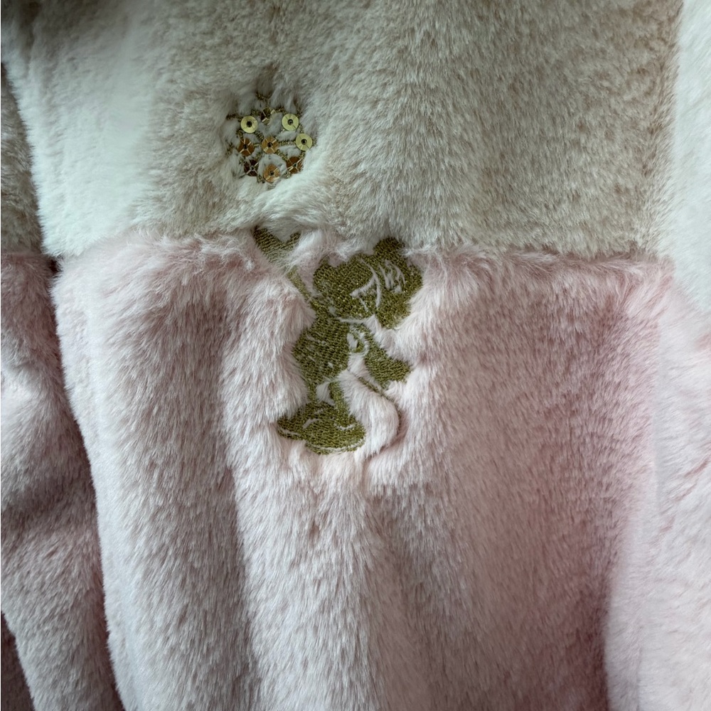 Disney Authentic Pink and Cream Fleece Jacket - Picture 2 of 6